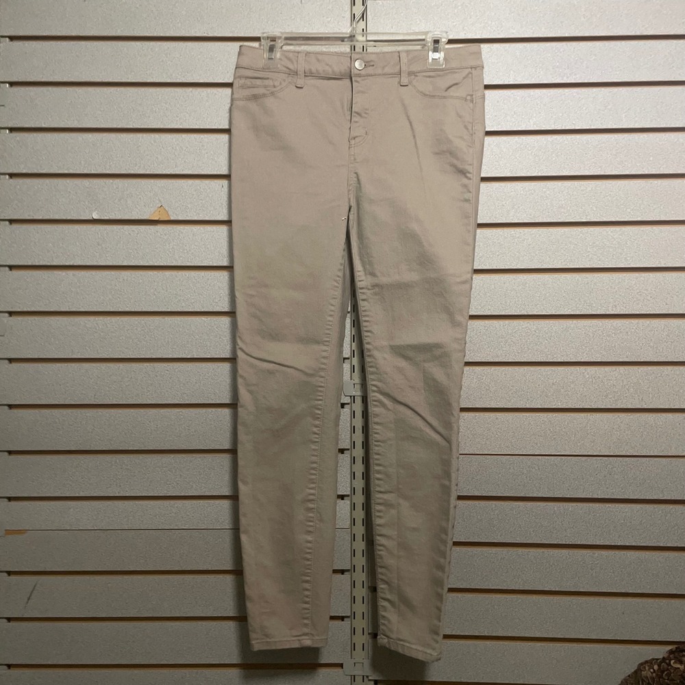 Wax Jean Butt I Love You Tan Khaki Skinny Pants Women's Size 11 30‎